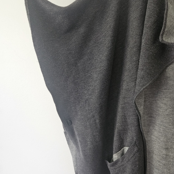 Lululemon After Asana Wrap Gray Reversible Cardigan Sweater Size OS - Picture 6 of 11
